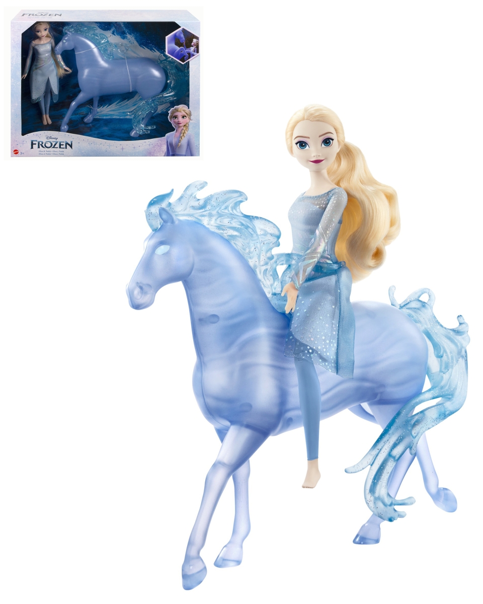【特典】ディズニー（Disney）/アナと雪の女王（Frozen） エルサ／ノック　【着せ替え人形・のりもの 】【ドール付き】 【3才~】 HLW58(【購入特典】オリジナル壁紙＆プレゼント応募キャンペーン)画像