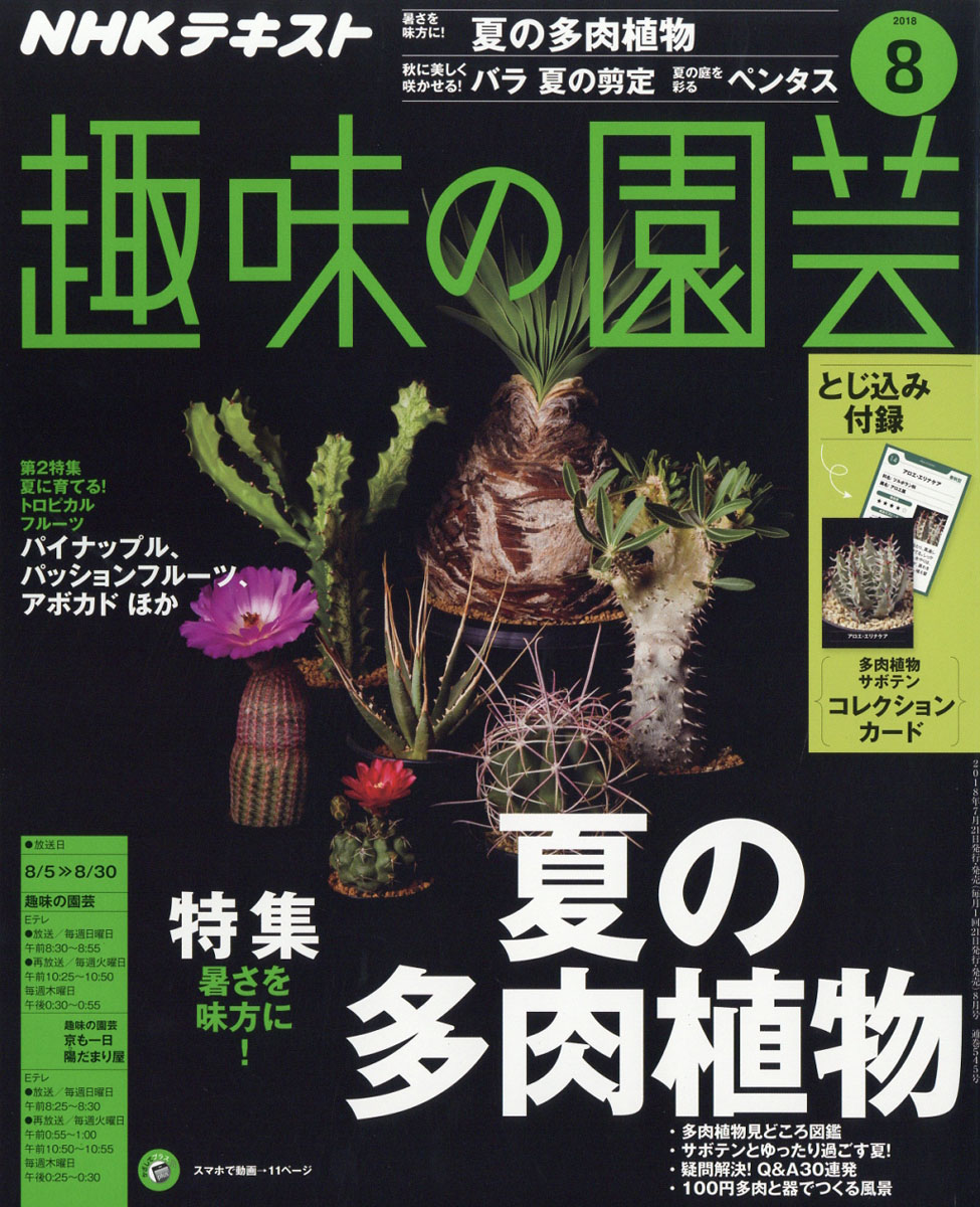 楽天ブックス Nhk 趣味の園芸 18年 08月号 雑誌 Nhk出版 雑誌