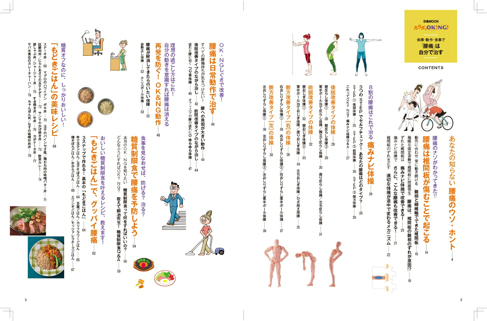 カラダにOK！NG！体操・動作・食事で「腰痛」は自分で治す（ぴあMOOK）[銅冶英雄]
