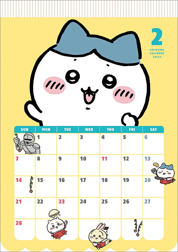 ちいかわダイカット（2027年1月始まりカレンダー）