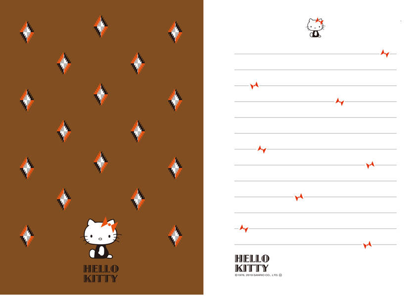 ハローキティレターブックLetterpaper，200designs[講談社]
