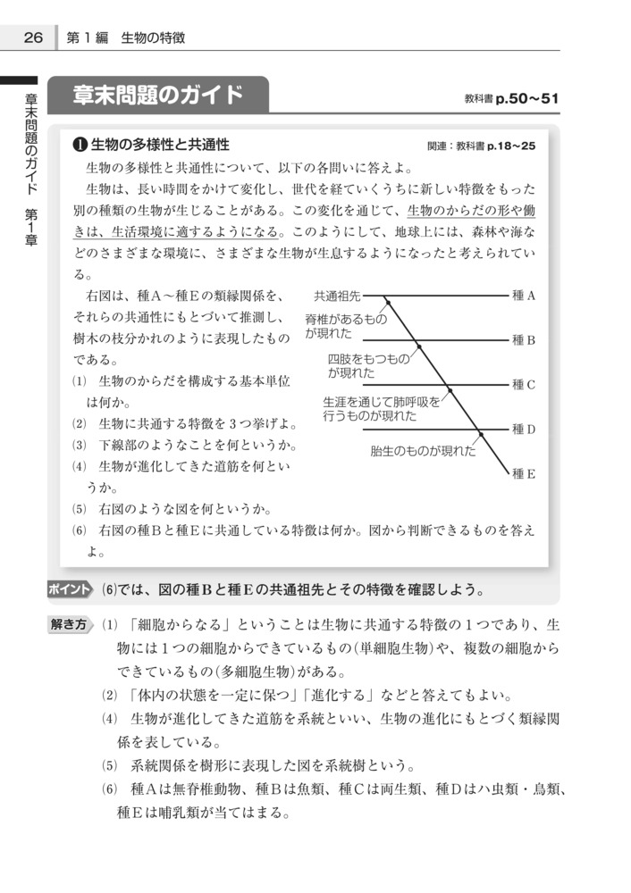 高校教科書ガイド第一学習社版改訂生物基礎(生基183-901)