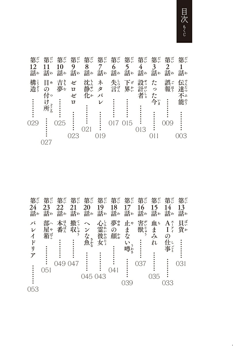 意味がわかるとゾクゾクする超短編小説54字の物語X[氏田雄介]