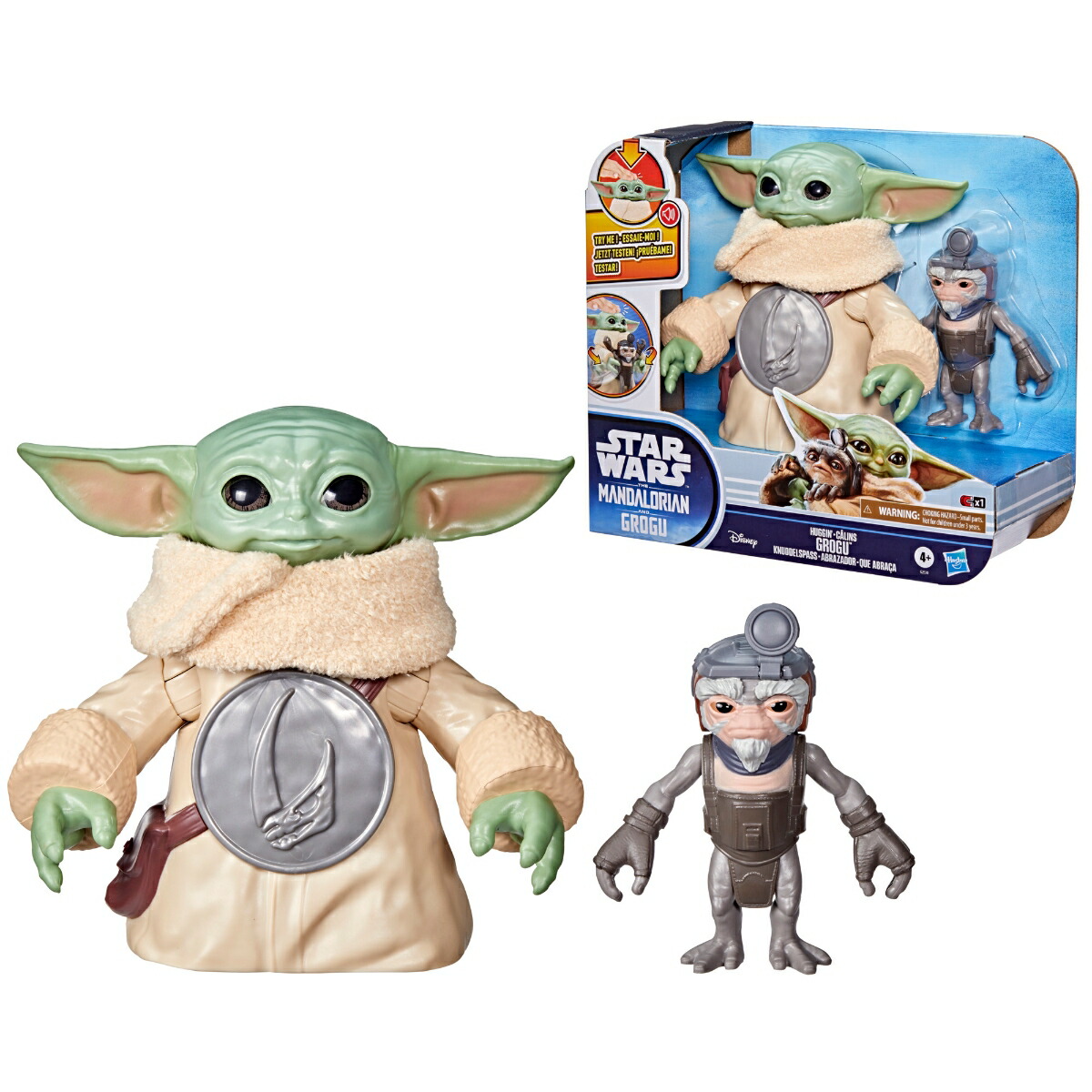 ハズブロ（Hasbro）STAR WARS スター・ウォーズ ハグしてグローグー 6.5インチ エレクトロニック アクションフィギュア アンゼラン、インタラクティブトイ、スター・ウォーズ／マンダロリアン・アンド・グローグー 対象年齢4才以上のおもちゃ G2530 正規品