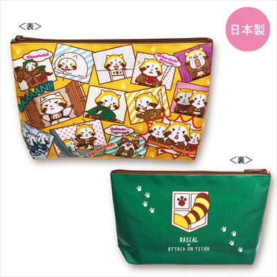 楽天ブックス ラスカル 進撃の巨人 ポーチ スタンプアート 本