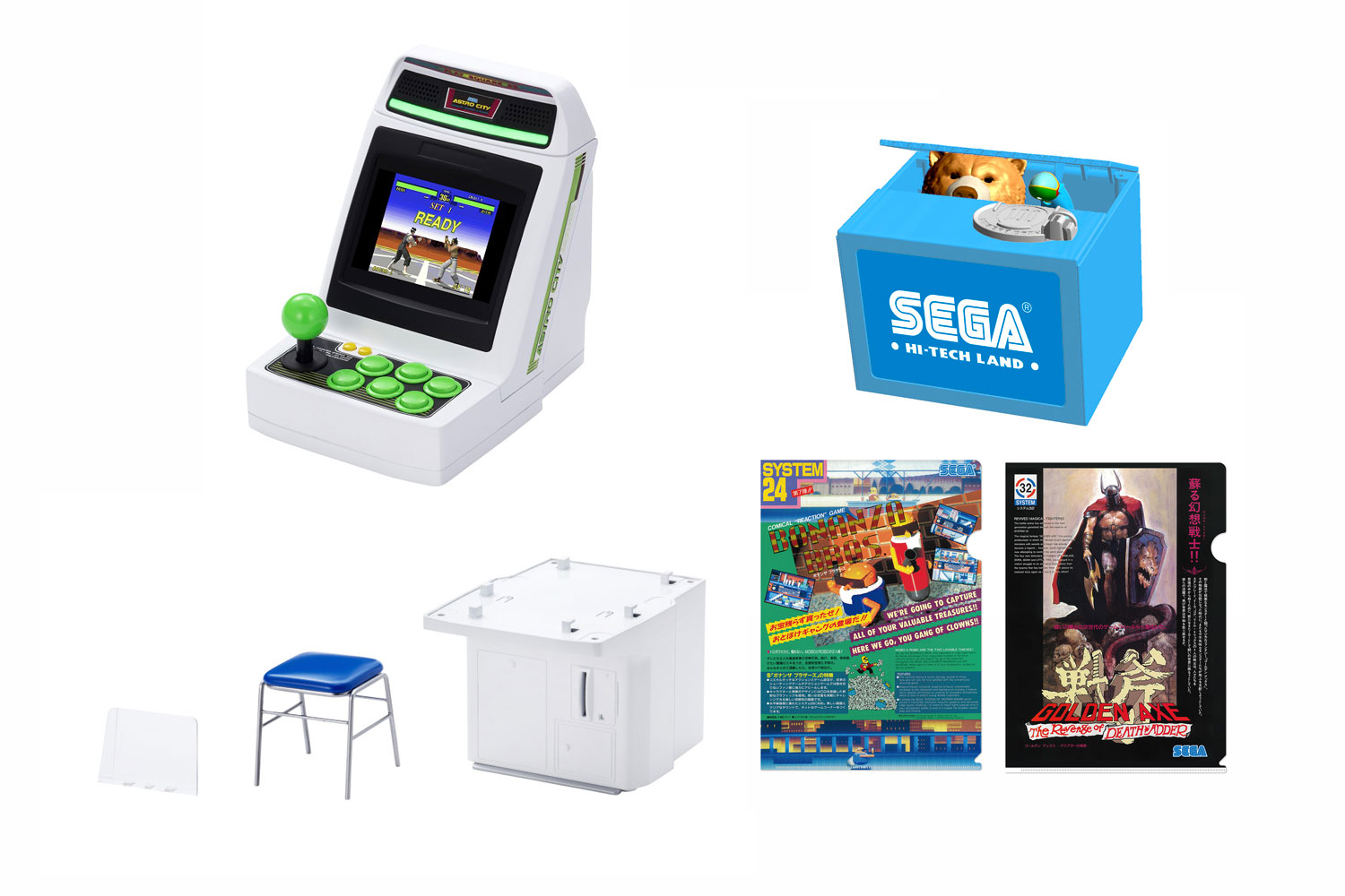 好評HOTレア未開封セット　SEGA セガ　アストロシティミニ＋ゲームセンタースタイルキット＋コントロールパッド 　新品未開封 その他