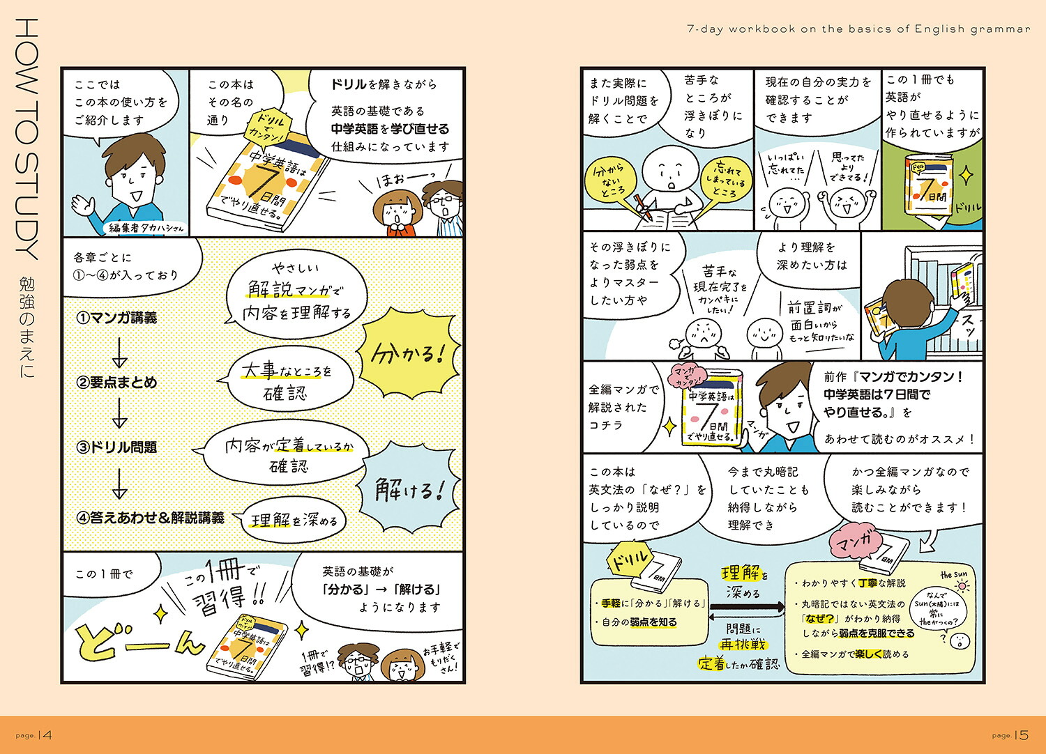 ドリルでカンタン！中学英語は7日間でやり直せる。[澤井康佑]