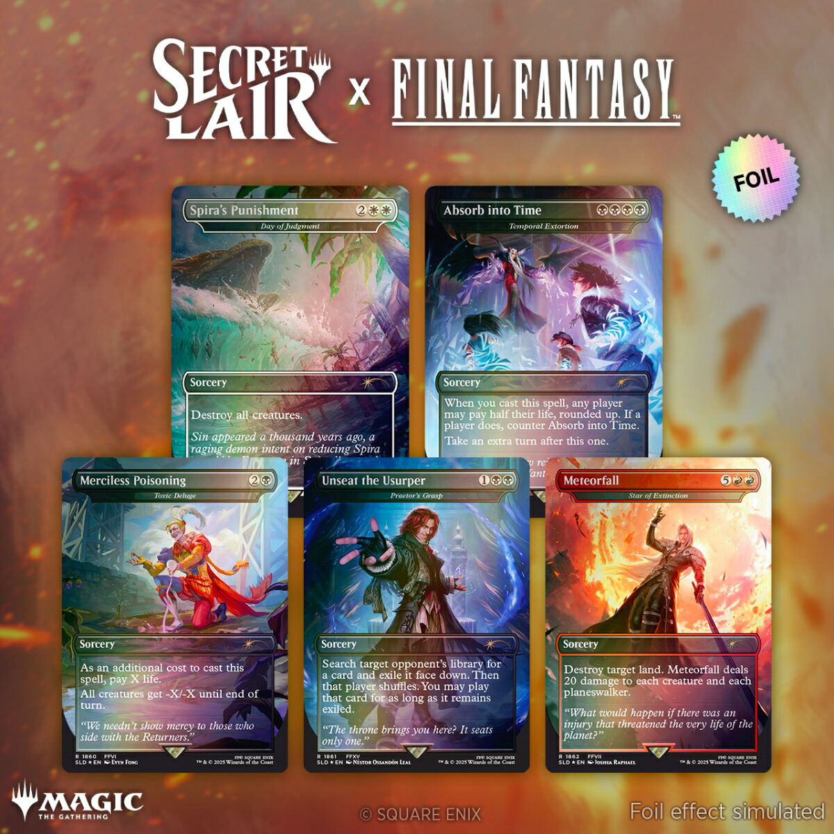 ޥå㥶SummerSuperdrop2025SecretLairxFINALFANTASY:GameOverʱѸǡFoilEditionڥ쥸åȥɷѸ