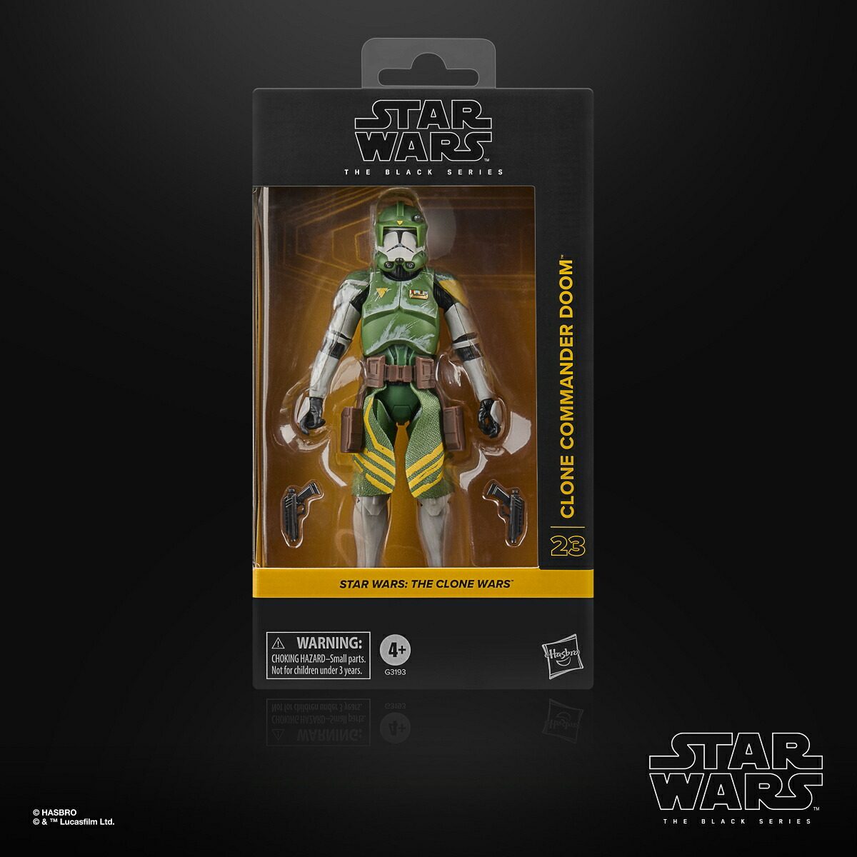 【楽天ブックス限定】ハズブロ（Hasbro）STARWARSスター・ウォーズブラックシリーズスター・ウォーズ/クローン・ウォーズクローン・コマンダー・ドゥームプレミアムコレクション用15cmアクションフィギュアG3193正規品