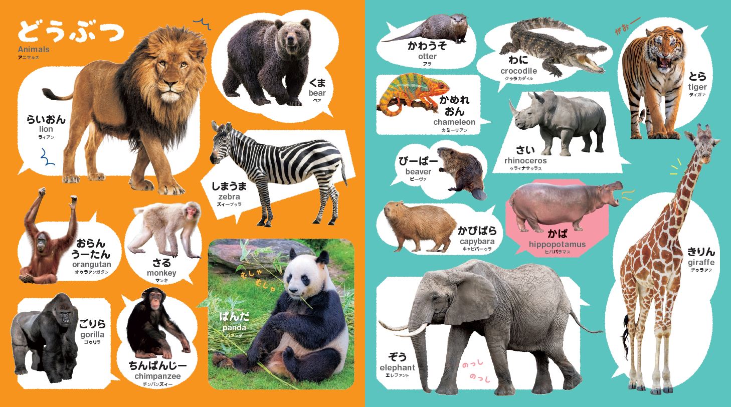 0・1・2さいのことばずかん500英語つき（あかちゃんのずかん1007）