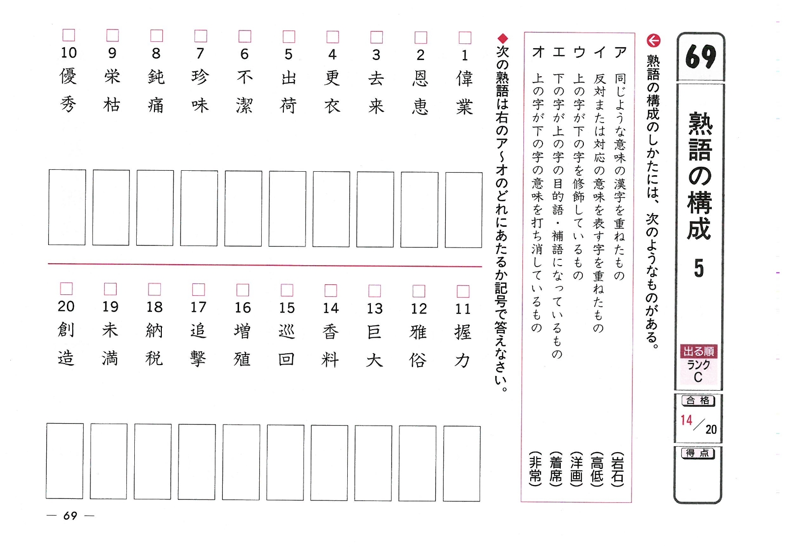 楽天ブックス 漢字検定 4級 5分間対策ドリル 絶対合格プロジェクト 本