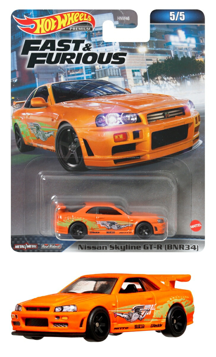 ۥåȥHotWheels˥磻ɡԡ-饤GT-RBNR34ˡ3~HKD21