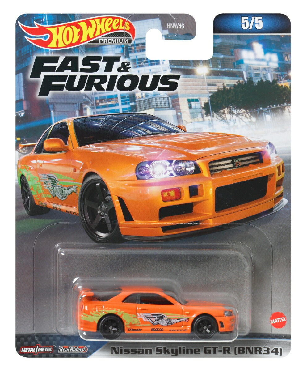ۥåȥHotWheels˥磻ɡԡ-饤GT-RBNR34ˡ3~HKD21