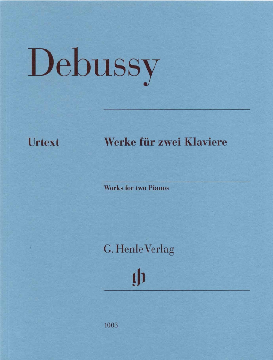 【輸入楽譜】ドビュッシー, Achille-Claude: 2台ピアノのための作品集/Heinemann編/Groethuysen運指画像