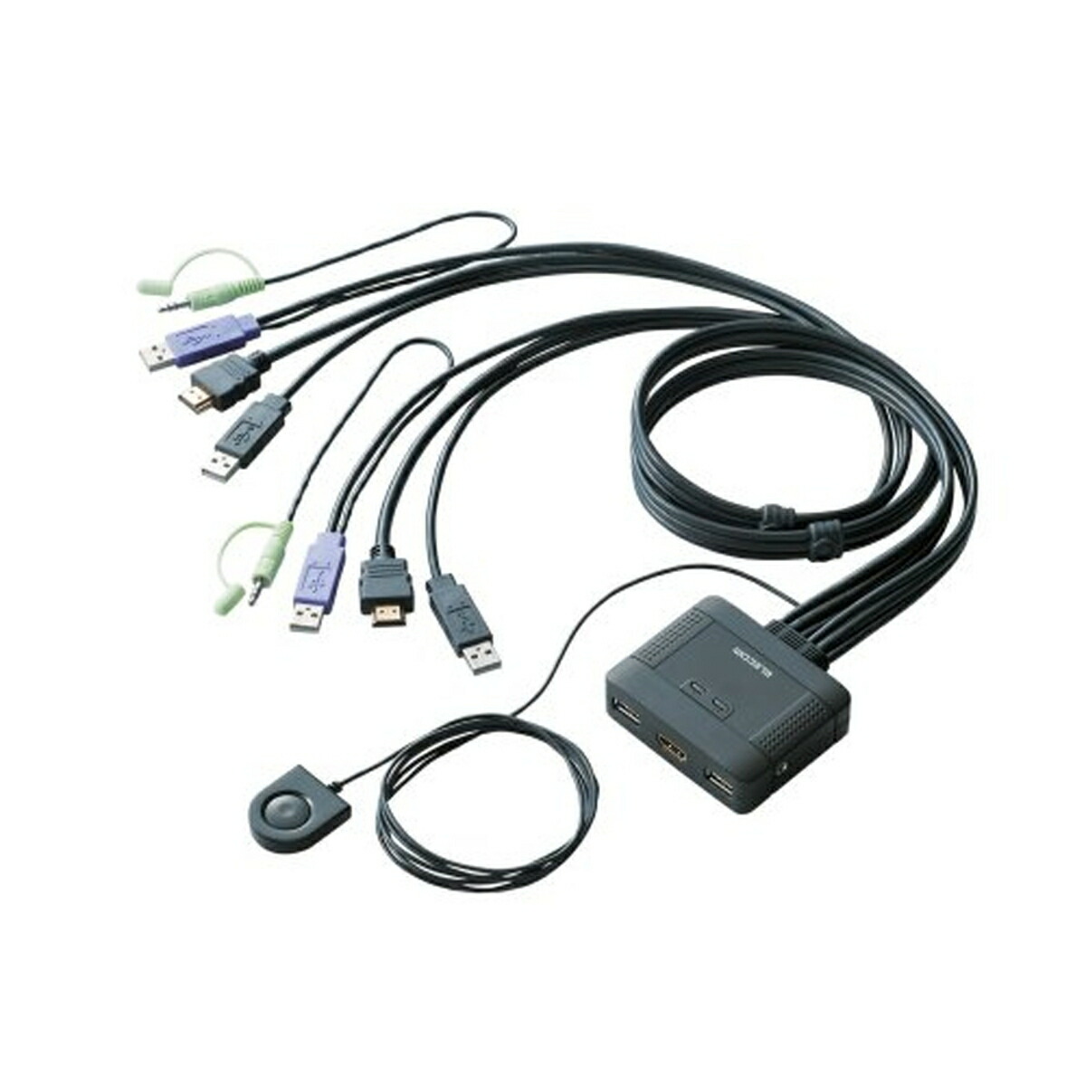 ブックス: フルHD対応 HDMI対応パソコン切替器 KVM-HDHDU2 - エレコム - 4953103261099 : PCソフト・周辺機器
