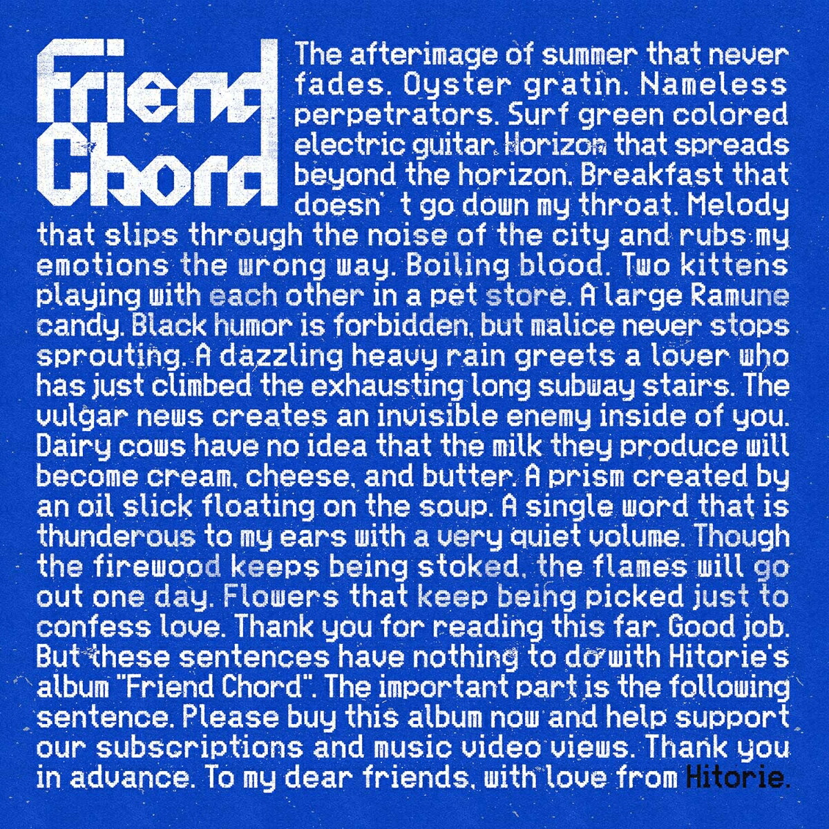 ڳŷ֥åŵFriendChord(A4ꥢե)[ҥȥꥨ]