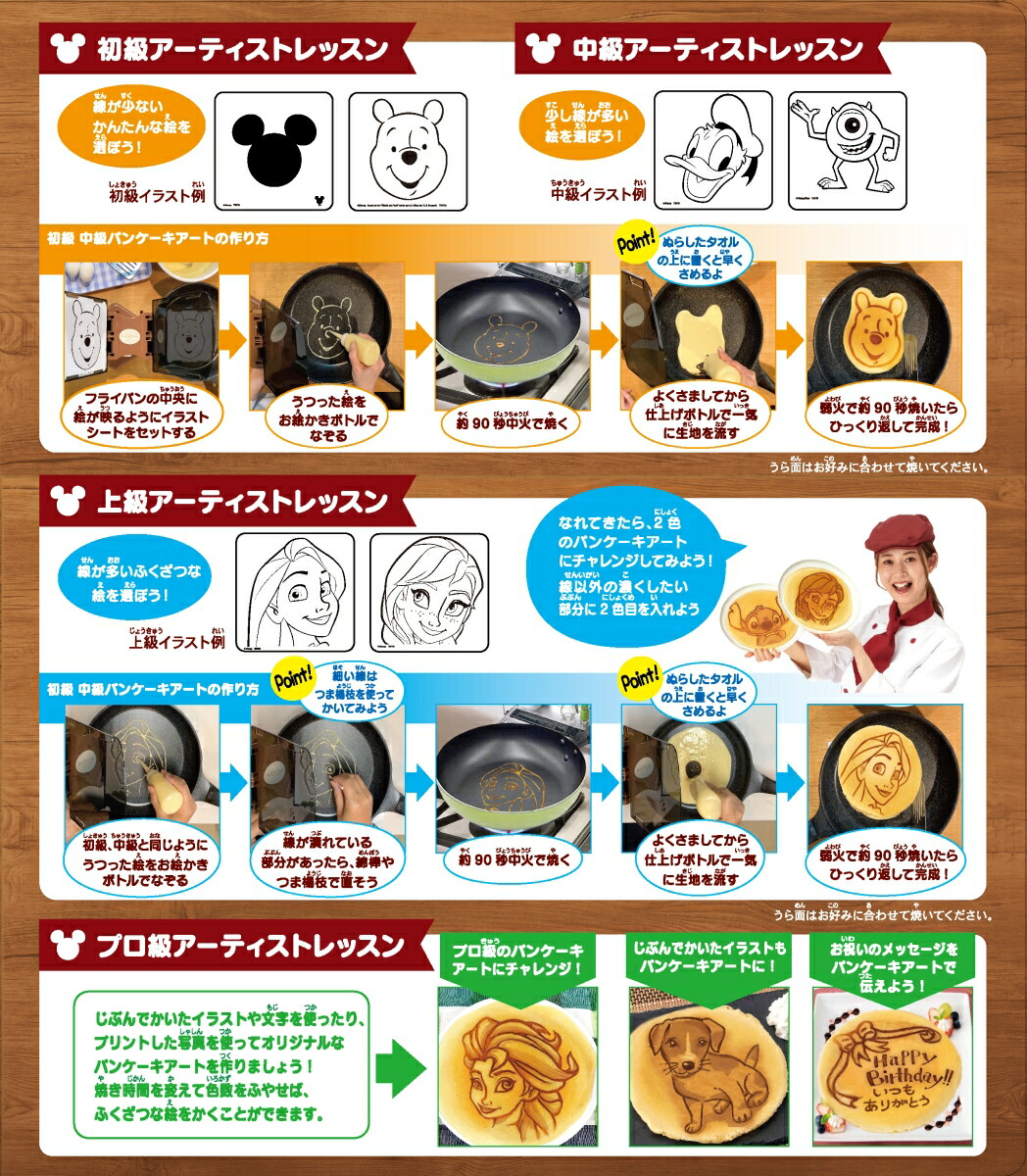 楽天ブックス ディズニー ピクサーキャラクター パンケーキアーティスト 玩具 ゲーム