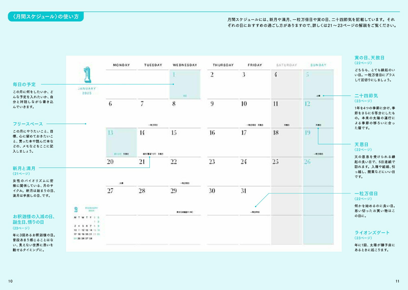 超簡単！　人生がワープする設定変更手帳2025 画像4