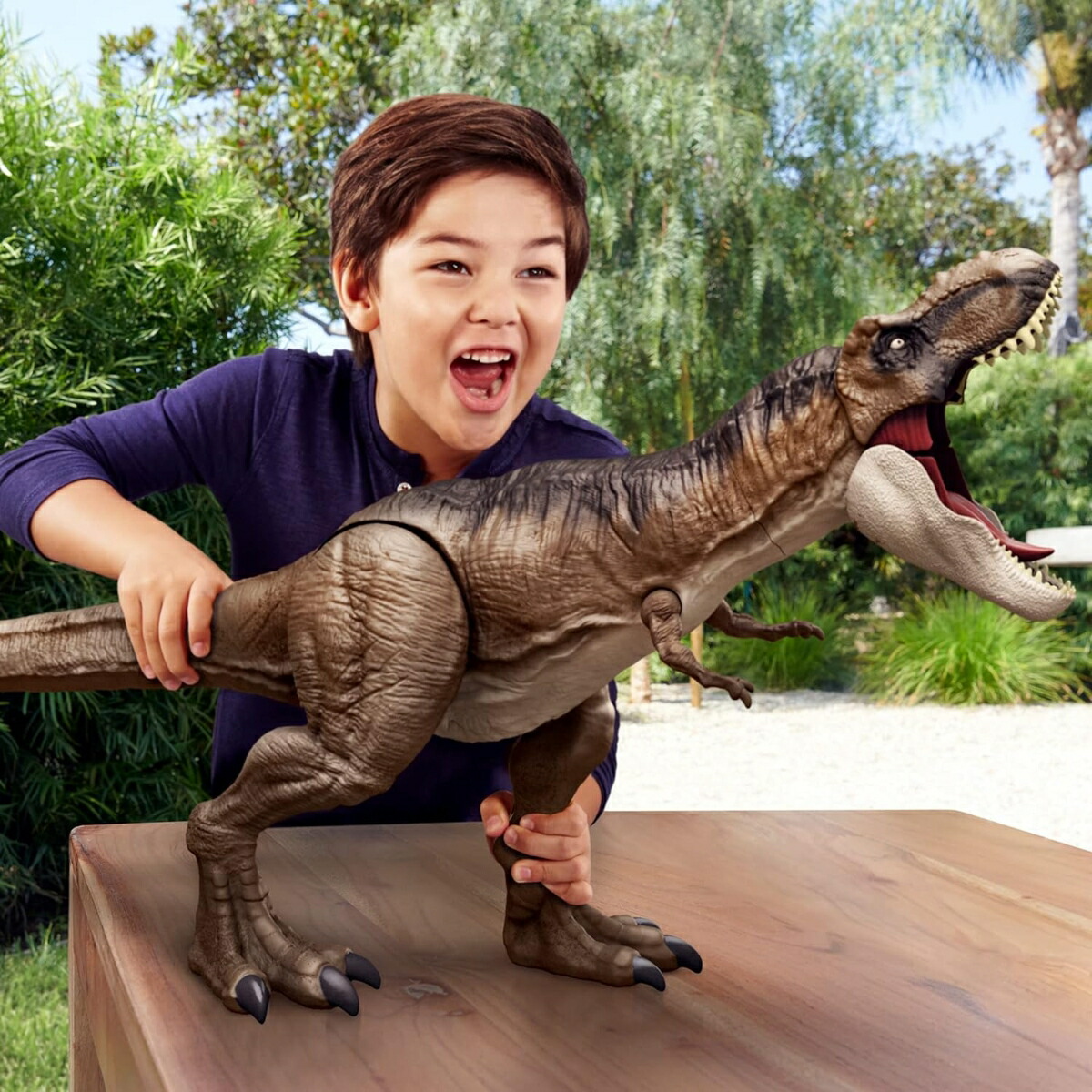 マテルジュラシックワールド(JURASSICWORLD)新たなる支配者スーパービッグ！T-レックスII【恐竜おもちゃ】【全長：約101cm】【4才～】HBK73