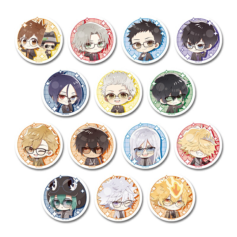 家庭教師ヒットマンREBORN！ ぷちちょこ トレーディング缶バッジ メガネ&スーツver．画像