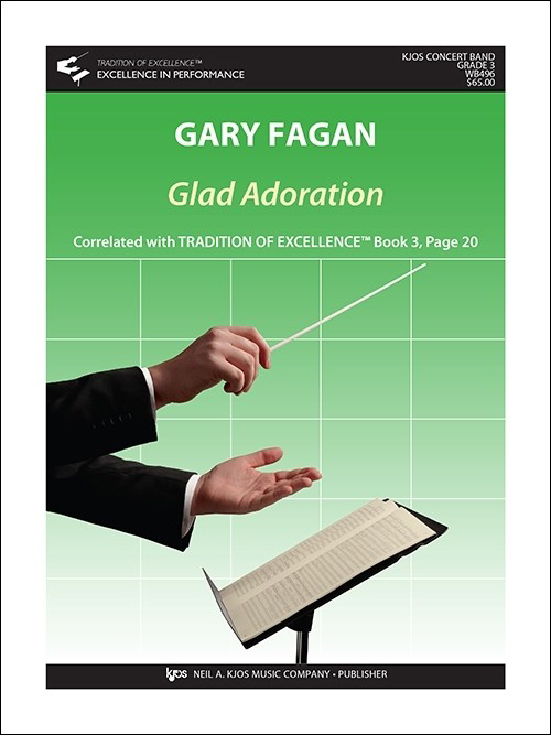 【輸入楽譜】ファーガン, Gary: Glad Adoration: スコアとパート譜セット画像