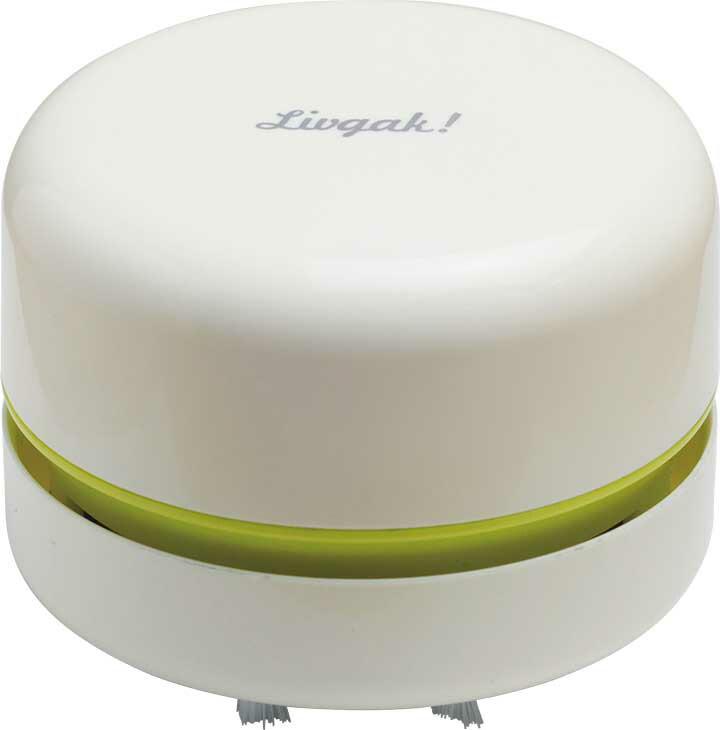 ソニック 卓上 そうじ機 リビガク スージー 乾電池式 アイボリー LV-1845-I画像