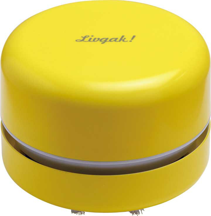 ソニック 卓上 そうじ機 リビガク スージー 乾電池式 イエロー LV-1845-Y画像