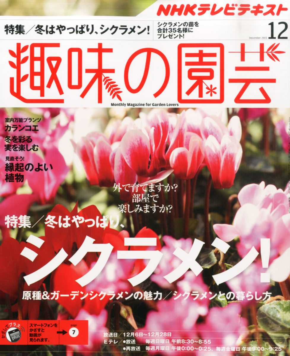 楽天ブックス Nhk 趣味の園芸 15年 12月号 雑誌 Nhk出版 雑誌