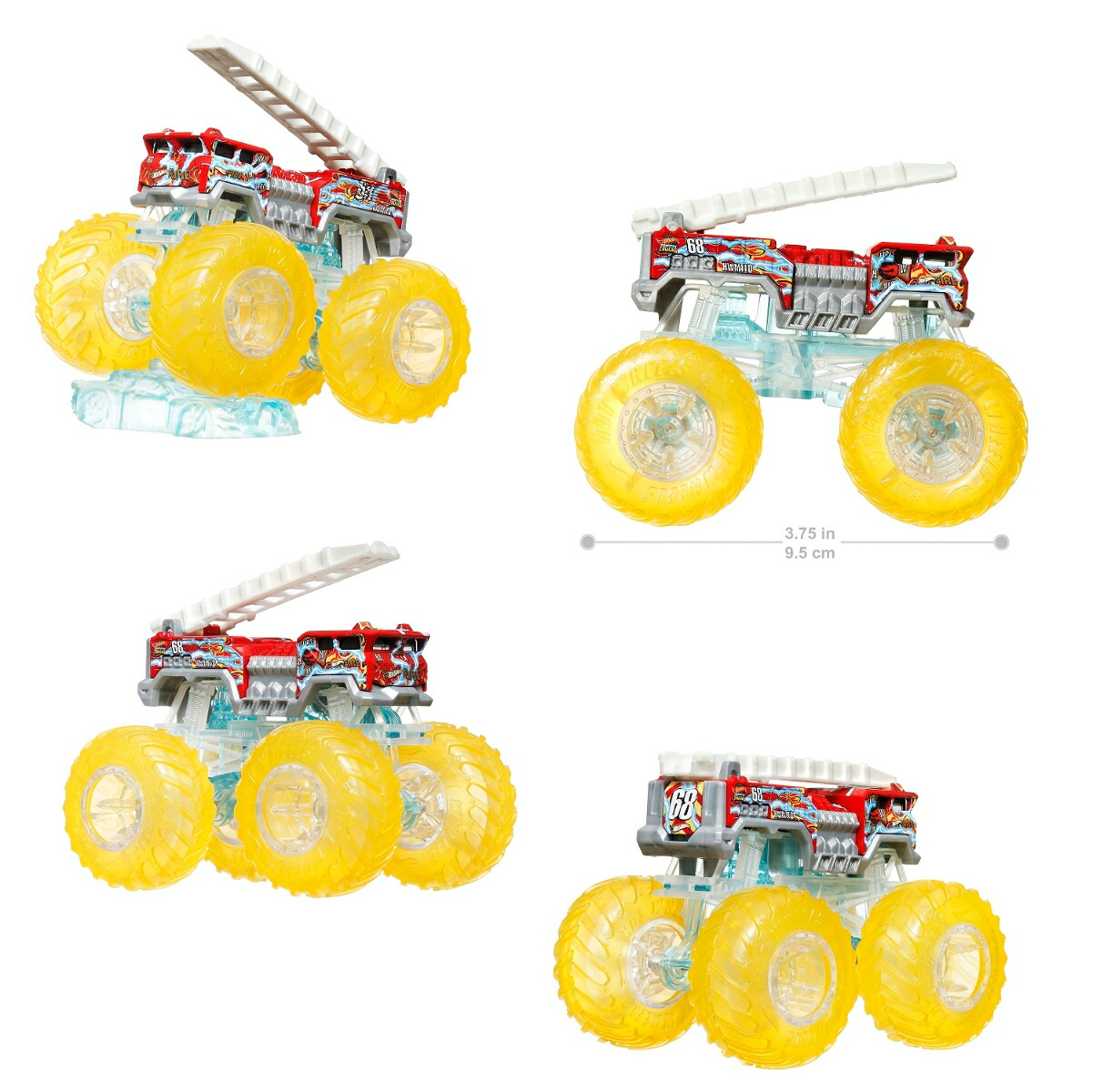 ホットウィール(HotWheels)モンスタートラックパワースマッシャーズアソート6台入りBOX販売乗り物おもちゃミニカー3歳からマルチ986A-HYJ19