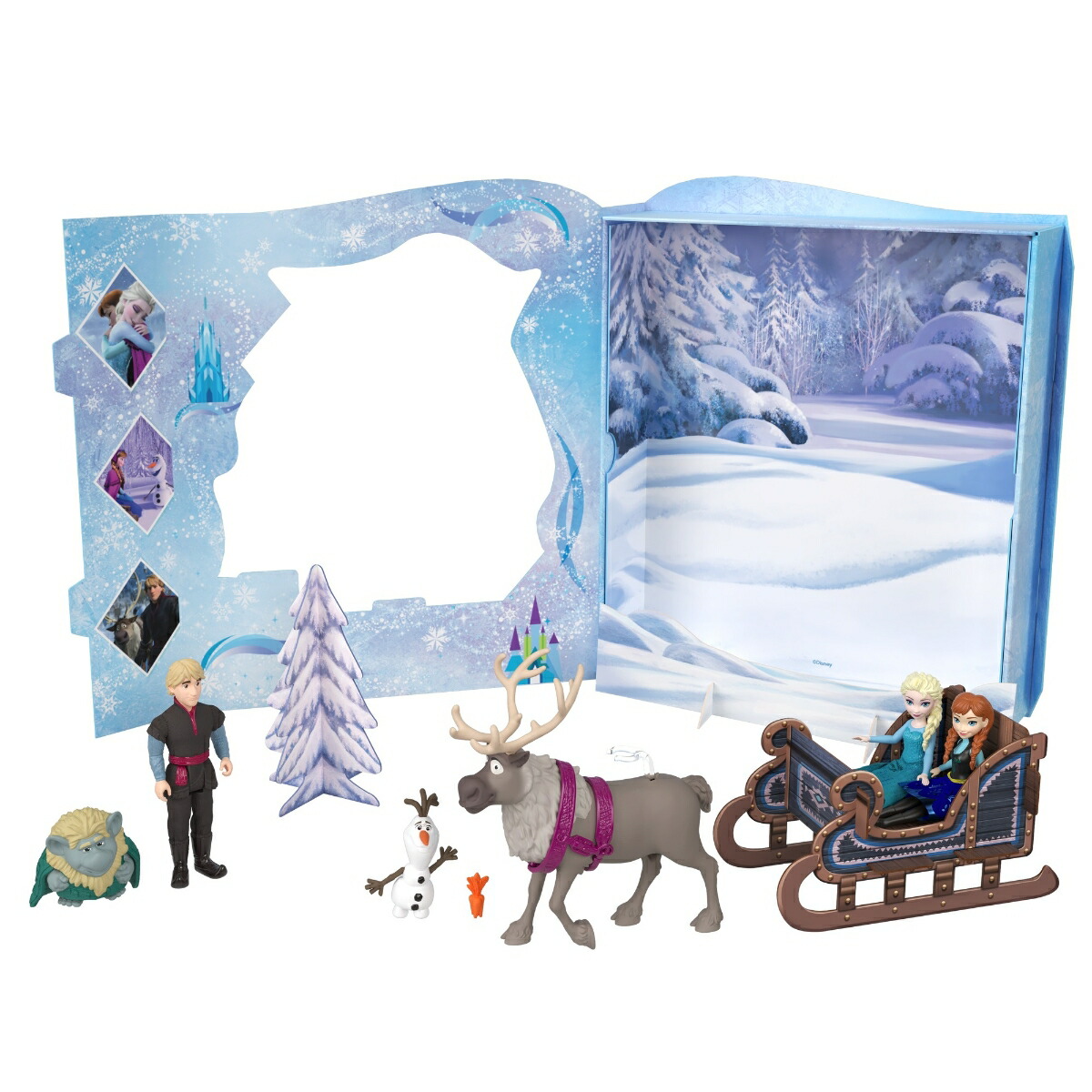 ディズニー（Disney）/アナと雪の女王（Frozen）クラシックストーリーブック（ミニドール）【着せ替え人形・プレイセット】【3才~】HLX04