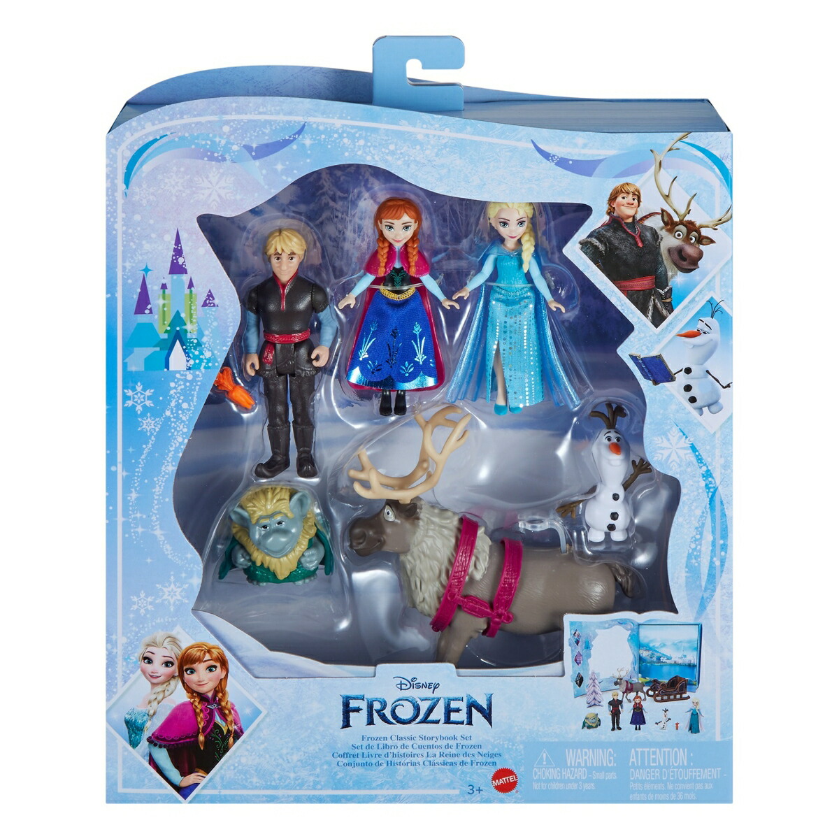 ディズニー（Disney）/アナと雪の女王（Frozen）クラシックストーリーブック（ミニドール）【着せ替え人形・プレイセット】【3才~】HLX04