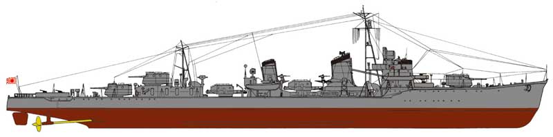 1/700 スカイウェーブシリーズ 日本海軍 駆逐艦 朝潮型 朝雲 【SPW35】 (プラモデル)画像