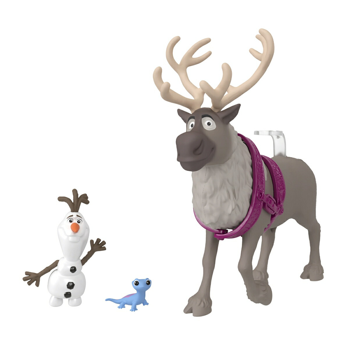 マテルアナと雪の女王（DisneyFrozen）きせかえ＆キャラクターセット（ミニドール）きせかえ人形・ハウスままごと・ごっこ遊びプレイセットミニドール3体、オラフ1体付3歳からマルチHLX05