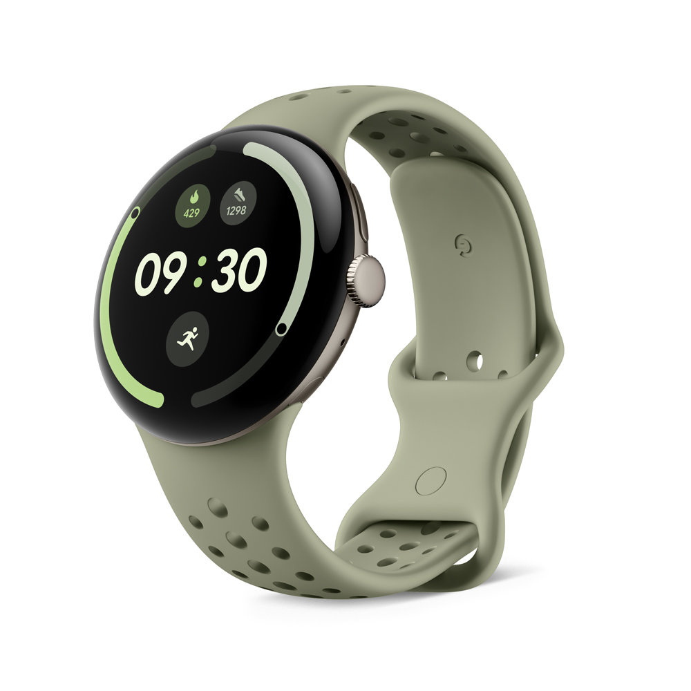 GooglePixelWatch（45mm）アクティブスポーツバンドOliveSサイズ