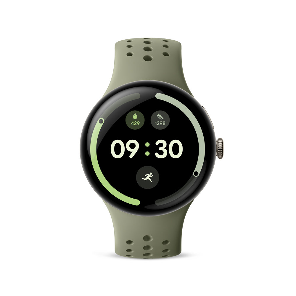 GooglePixelWatch（45mm）アクティブスポーツバンドOliveSサイズ