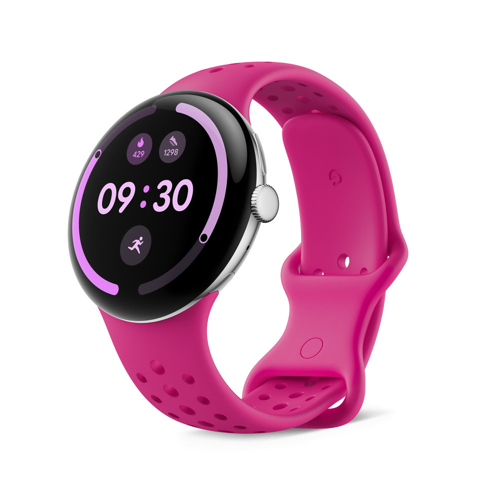 GooglePixelWatch（45mm）アクティブスポーツバンドHibiscusLサイズ