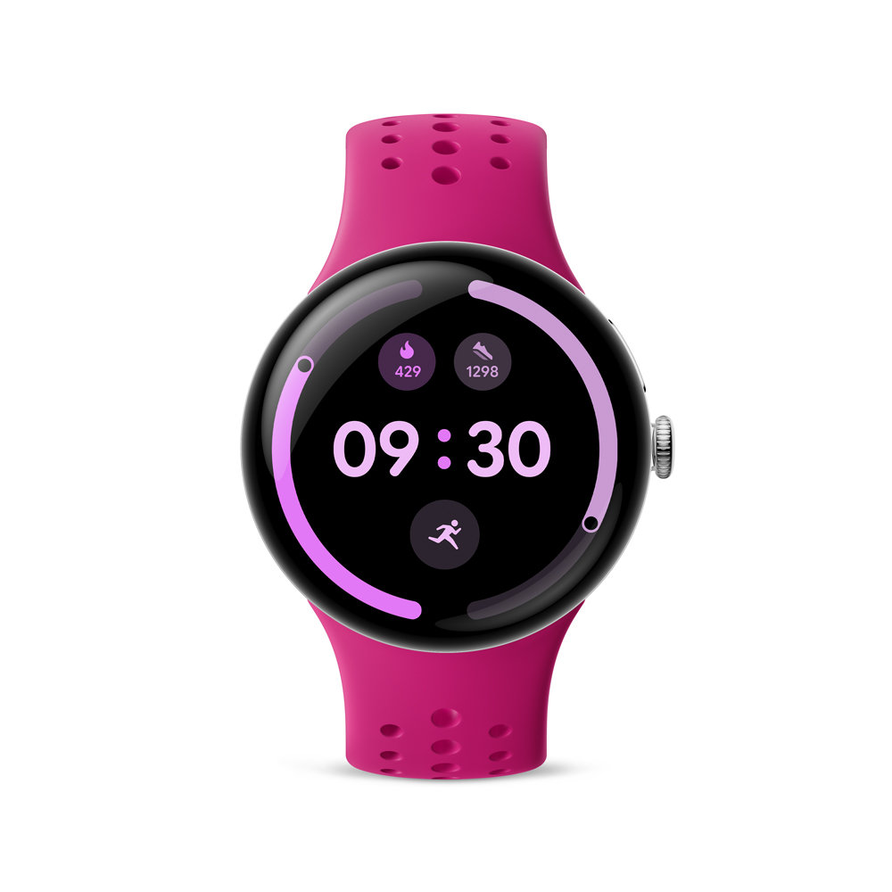 GooglePixelWatch（45mm）アクティブスポーツバンドHibiscusLサイズ