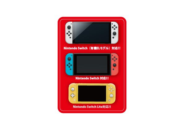 NintendoSwitchファミリー対応コンビネーションポーチマインクラフトキャラクターズライン