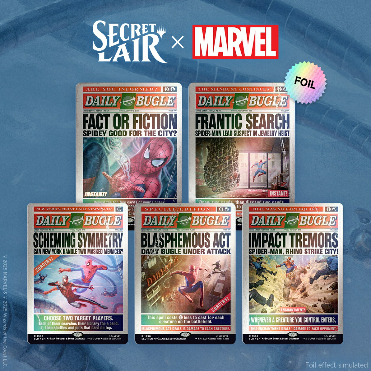 マジック：ザ・ギャザリング Secret Lair Marvel's Spider-Man Superdrop Secret Lair x Marvel's Spider-Man: Daily Bugle Breaking News Foil Edition【クレジットカード決済限定】画像