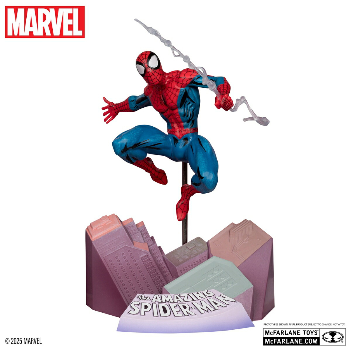 『マーベル・コミック』 1/10スケール 「シーン・フィギュア」#018 スパイダーマン（マーク・バグリー／The Amazing Spider-Man Vol.6 #1） (フィギュア)画像