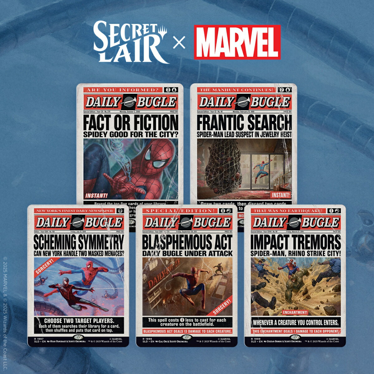 マジック：ザ・ギャザリング Secret Lair Marvel's Spider-Man Superdrop Secret Lair x Marvel's Spider-Man: Daily Bugle Breaking News【クレジットカード決済限定】画像
