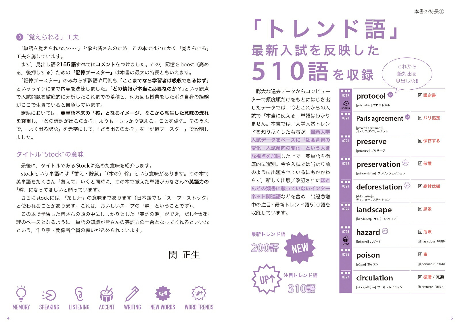 英単語Stock4500[関正生]