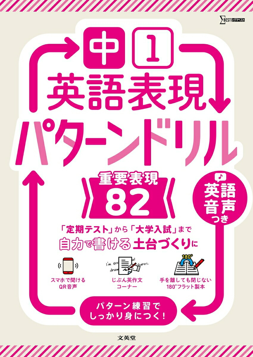 中1英語表現パターンドリル重要表現82（中学パターンドリル）[文英堂編集部]