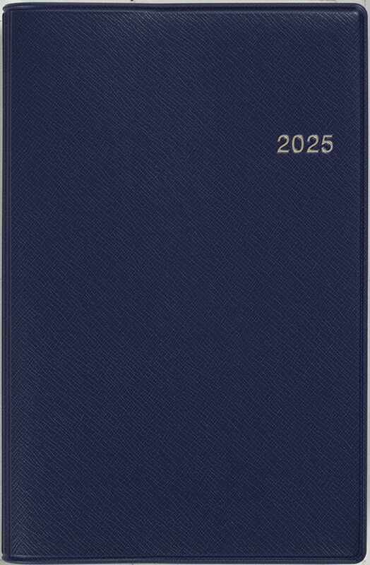 2025年　手帳　1月始まり　No.143　ビジネス手帳 〈小型版〉 4　　[紺]高橋書店　手帳判　　ウィークリー