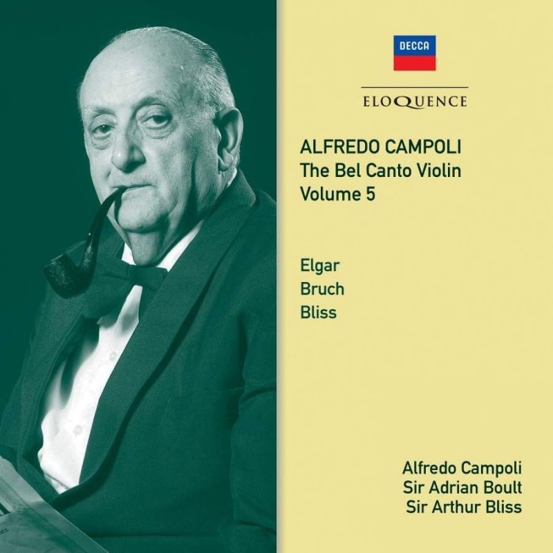 【輸入盤】『ベル・カント・ヴァイオリン』Vol.5〜エルガー、ブルッフ、ブリス　アルフレード・カンポーリ、ボールト、ブリス（2CD）画像