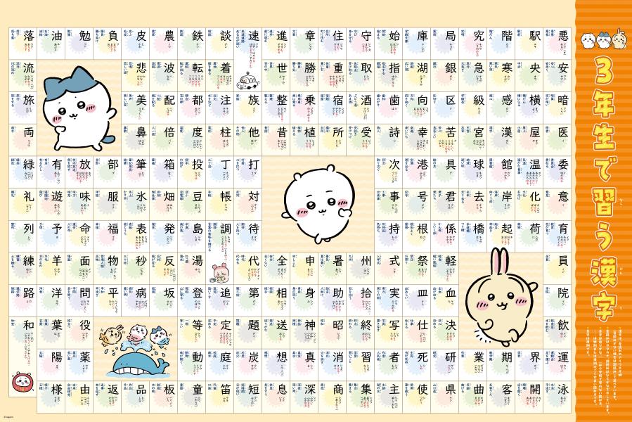 ちいかわ夏休みドリル小学3年生[ナガノ]