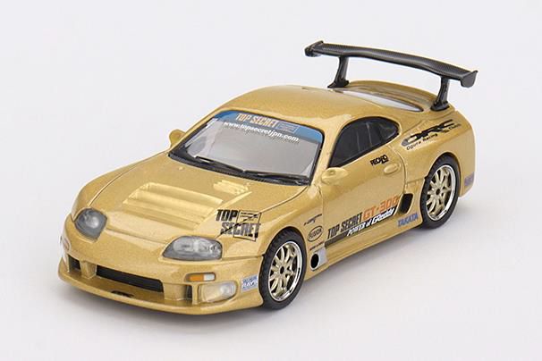 MINI-GT 1/64 Toyota スープラ (A80) GT-300 Top Secret Gold(右ハンドル) 【MGT00961-R】 (ミニカー)画像
