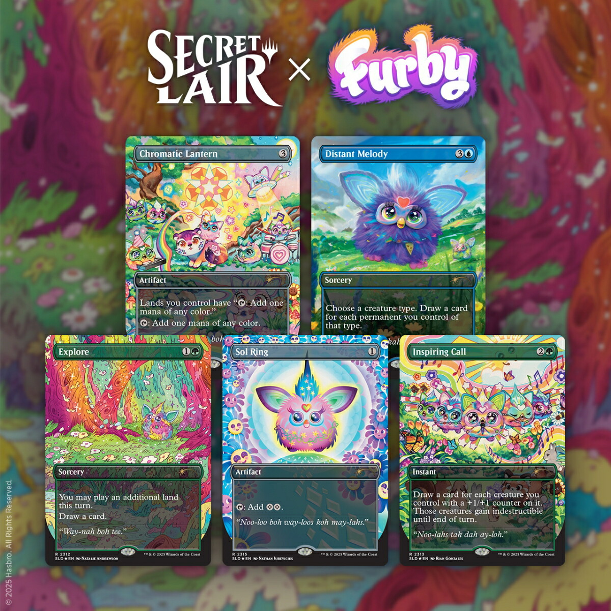マジック：ザ・ギャザリング Secret Lair Secret Scare Superdrop Secret Lair x Furby: Doo-ay Noo-lah【クレジットカード決済限定】画像