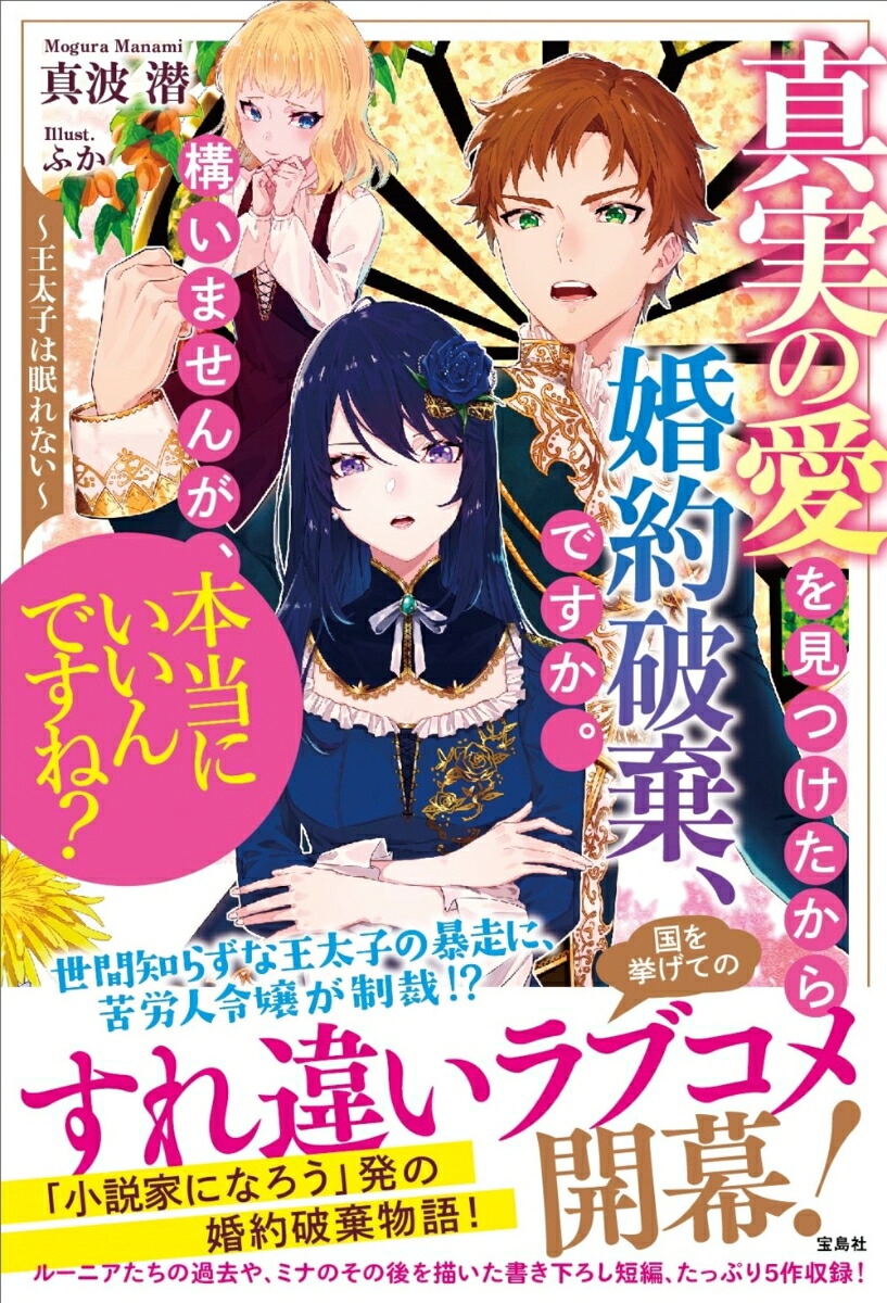 真実の愛を見つけたから婚約破棄、ですか。構いませんが、本当にいいんですね?～王太子は眠れない～[真波潜]