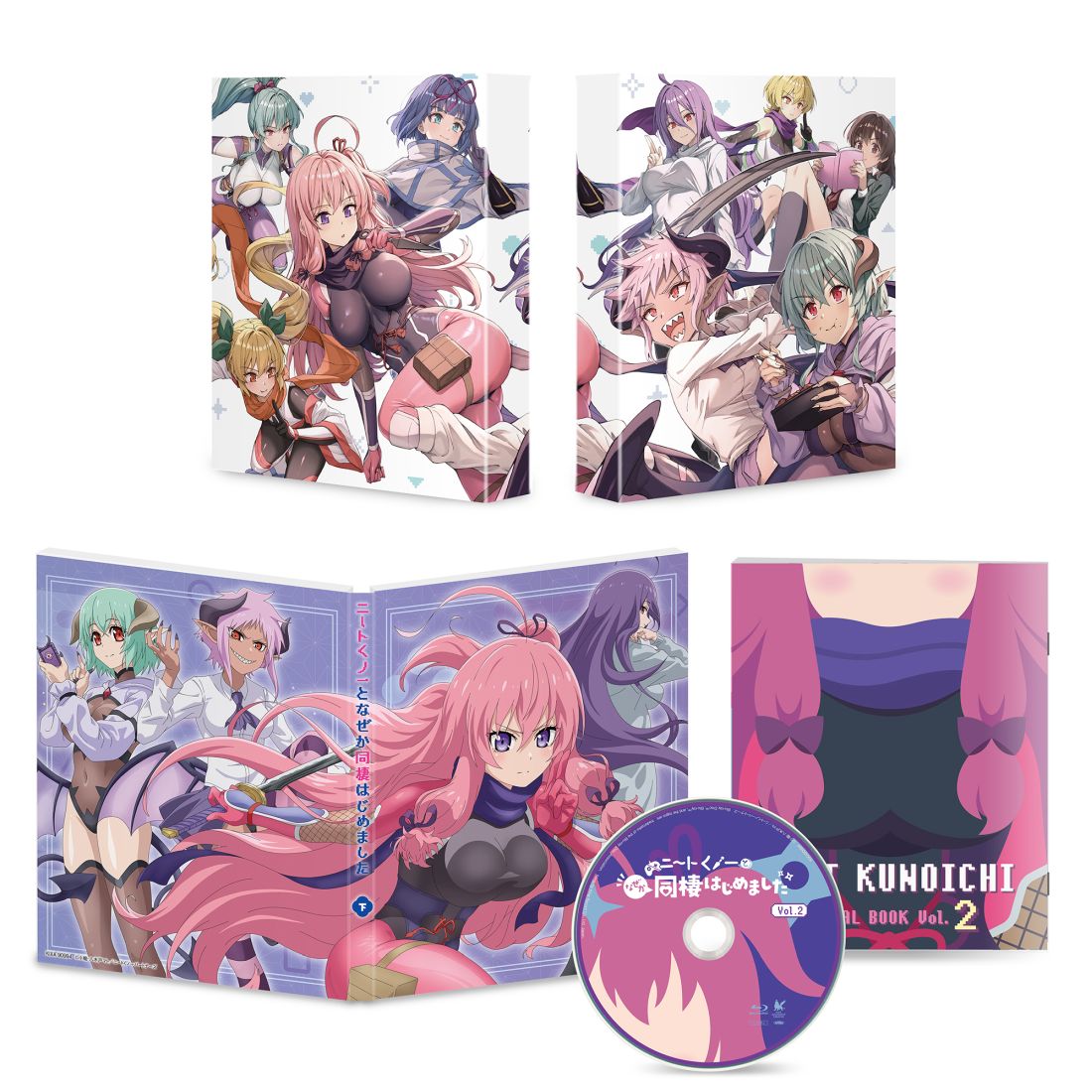 ニートくノ一となぜか同棲はじめました下巻(初回生産限定版)【Blu-ray】[小龍]